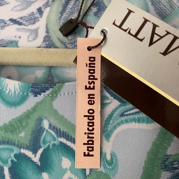 Zermatt Floral Short Sleeve Dress Woman’s Dress Size XL - Picture 4 of 9